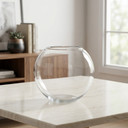 VBW1412 - Clear Round Bubble Bowl Vase - 13" x 12" (1 pc) [Foam Packed]