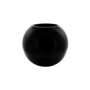 VBW0006BK - Black Glass Bubble Bowl Vase - 6"