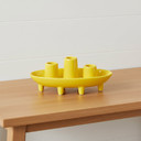 CBD3808YL - Mellow Yellow Footed Ceramic Stem Bowl - 8"