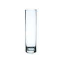 2" x 8" Glass Cylinder Bud Vase  (Various Colors)