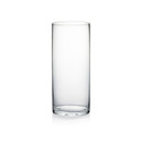 5" Diameter Glass Cylinder Vase  (Various Heights - Under 15")
