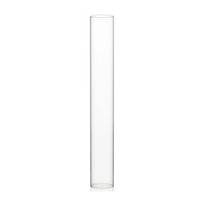 HST0430 - Clear Hurricane Candle Shade Chimney Tube (NO Bottom) -  4" x 30" (12 pcs/case)