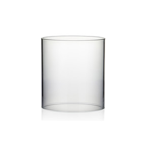 HST5506 - Clear Hurricane Candle Shade Chimney Tube  [No Bottom] - 5.5" x 6"