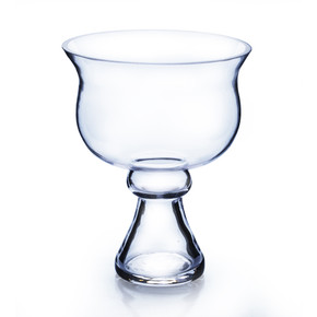 VCP0608 - Pedestal Bowl Glass Vase - 6" x 8"