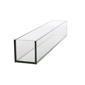 VPB4424 - Rectangular Plate Glass Planter Box - 4" W x 4" H x 24" L (4 pcs/case)