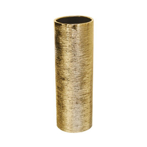 CYL0512GX - Textured Gold Cylinder Ceramic - 5" x 12"