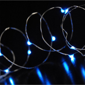 LED6079 - 7ft LED 20 Rice Light Strand - Blue