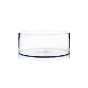 VCY1004 - Clear Cylinder Glass Vase - 10" x 4"H