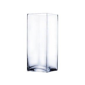 VBV0616 - Block Glass Vase - 6"x16" (4 pcs/case)