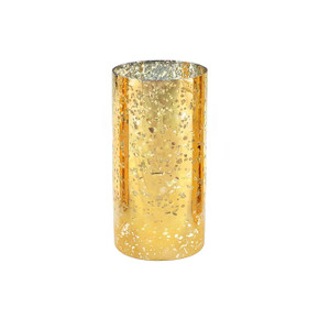 HST0508GS - Gold Speckled Glass Hurricane Candle Shade Chimney Tube [No Bottom] - 5" x 8"