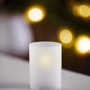 HST0406FR - Frosted Glass Hurricane Candle Shade Chimney Tube [No Bottom] - 4" x 6"