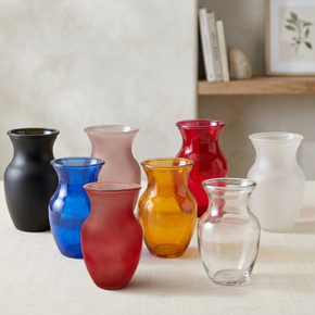 VMB1099 - Rose Bouquet Vase, Machine Pressed - 9" (Various Colors)
