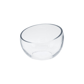 VHC0705 - Slant Bowl Glass Vase - 5"