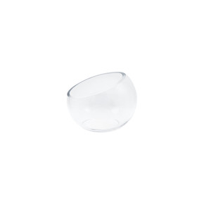VHC0704 - Slant Bowl Glass Vase - 4.5" VHC0704 - Slant Bowl Glass Vase - 4.5"