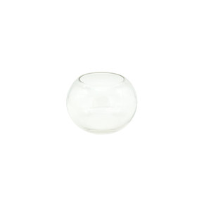 VBW0005 - Clear Bubble Bowl Glass Vase - 5"