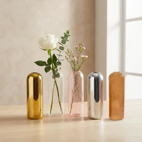 Large Highball Bud Vase - 8" (Various Colors)