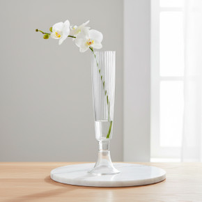 VTV3222 - Clear Fluted Trumpet Vase - 22"