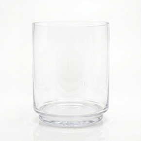 VHV4308 - Taylor Raised Hurricane Pillar Candle Holder / Vase - 7.9"  (2 pcs/case)