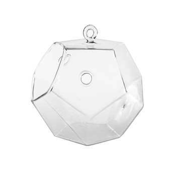 GET8003 Dodecahedron Frameless Geometric Glass Terrarium - 4.72" H (6 pcs)