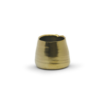 CUB6405GD Medium Gold Bowl Pot - 5" H (12 pcs)
