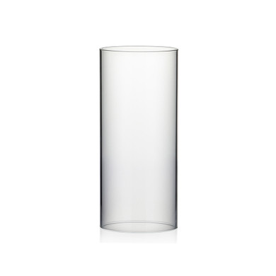 HST0614 - Clear Hurricane Candle Shade Chimney Tube (NO Bottom) -  6" x 14" (6 pcs/case)