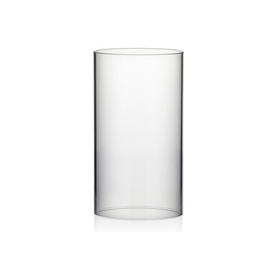 HST5510 - Clear Hurricane Candle Shade Chimney Tube (NO Bottom) -  5.5" x 10" (12 pcs/case)