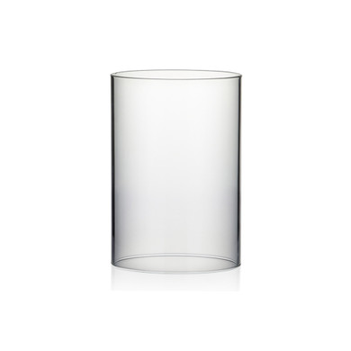 HST5508 - Clear Hurricane Candle Shade Chimney Tube (NO Bottom) -  5.5" x 8" (12 pcs/case)