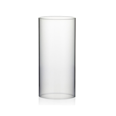 HST4710 - Clear Hurricane Candle Shade Chimney Tube  [No Bottom] - 4.7" x 10"