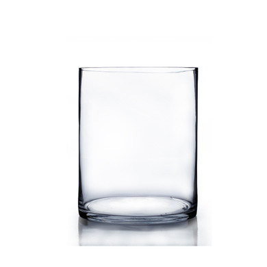 VCY0812 - Clear Cylinder Glass Vase - 8" x 12"H