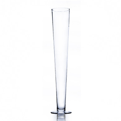 VTV0424 - Pilsner Glass Trumpet Vase - 24"