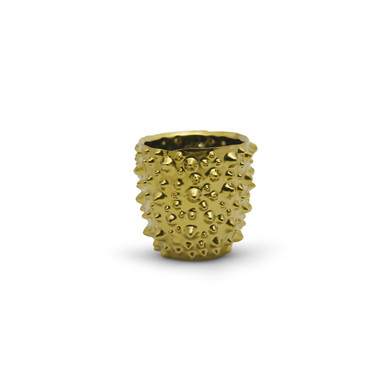 CUB6105GD Medium Gold Spike Pot - 5.1" H (16 pcs)