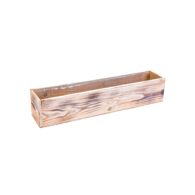 WBR2044WA - White Washed Wood Planter Long Box - 20"