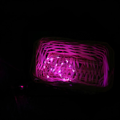 LED6089 - 7ft LED 20 Rice Light Strand - Pink (1 pc)