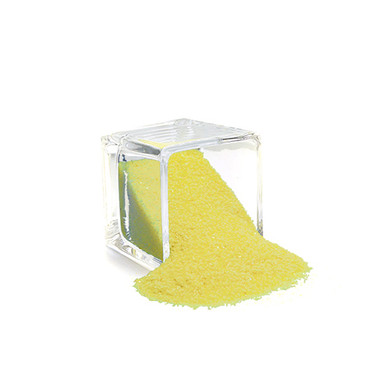 SAND02YL Decorative Colored Sand - Medium Grain, Yellow (14 oz Bag)