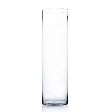 VCY0828 - Clear Cylinder Glass Vase - 8" x 28"H (2 pcs/case)