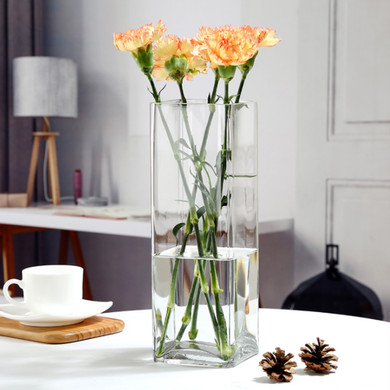 VBV0620 - Block Glass Vase - 6"x20" (4 pcs/case)