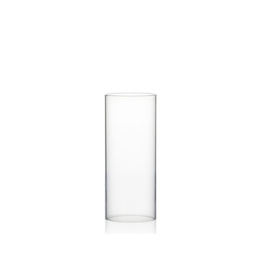 HST0306 - Clear Hurricane Candle Shade Chimney Tube [No Bottom] - 3" x 6"