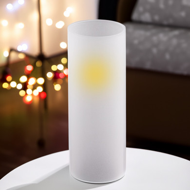 HST0416FR - Frosted Glass Hurricane Candle Shade Chimney Tube [No Bottom] - 4" x 16"