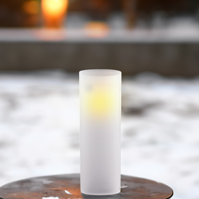 HST0310FR - Frosted Glass Hurricane Candle Shade Chimney Tube [No Bottom] - 3" x 10"