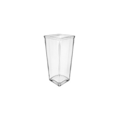 VMB7509 - Tapered Block Vase, Machine Pressed - 9" (Various Colors)