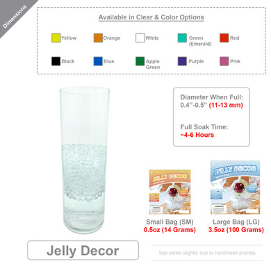 Jelly Decor / Decorative Water Orbs (Various Colors)