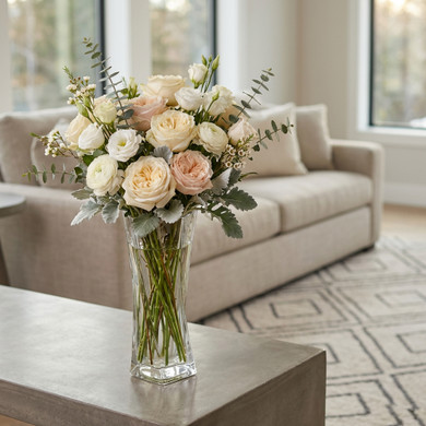 VUT3410 - Five Sided Twist Vase - 9.25"