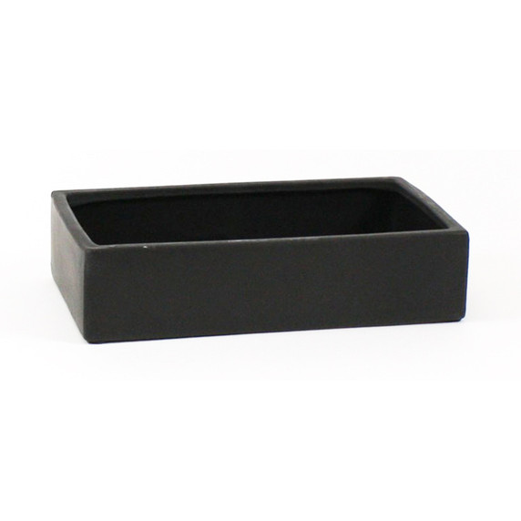 CBR1273BK - Black Long Rectangle - 12"x7"x3"