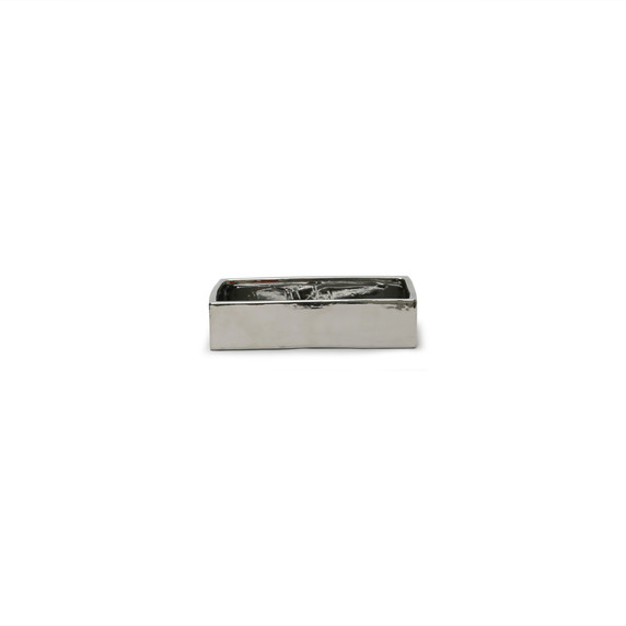 CBR1273SV - Silver Long Rectangle - 12"x7"x3"