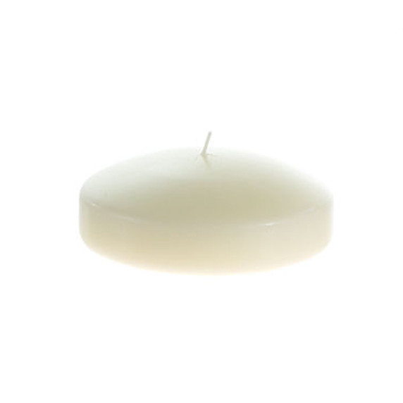 CGA064-I - 3" Floating Disc Candles - Ivory