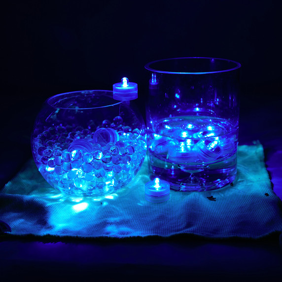 LED04BL Blue Submersible LED Decor Lights  - Reusable