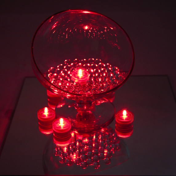 LED04RD Red Submersible LED Decor Lights  - Reusable