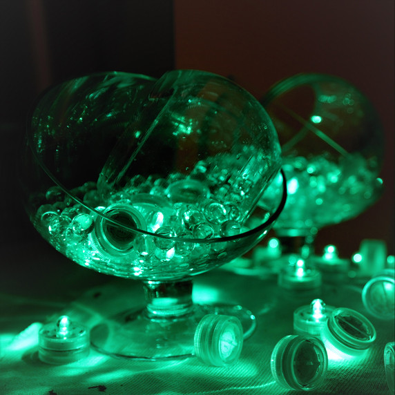 LED04TL Teal Submersible LED Decor Lights  - Reusable