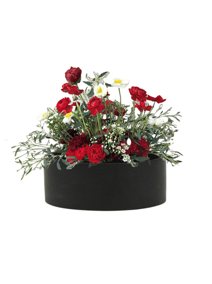 CYL0804BK - Black Cylinder Ceramic - 8" x 4"