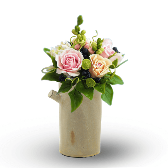 CYC2508WG - Medium Birch Log Vase - 4.5" W x 8.2" H